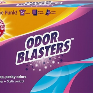 Arm & Hammer Odor Blasters Fabric Softener Dryer Sheets, Fresh Burst Scent