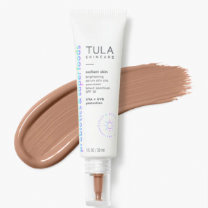 Radiant skin brightening serum skin tint sunscreen broad spectrum SPF 30